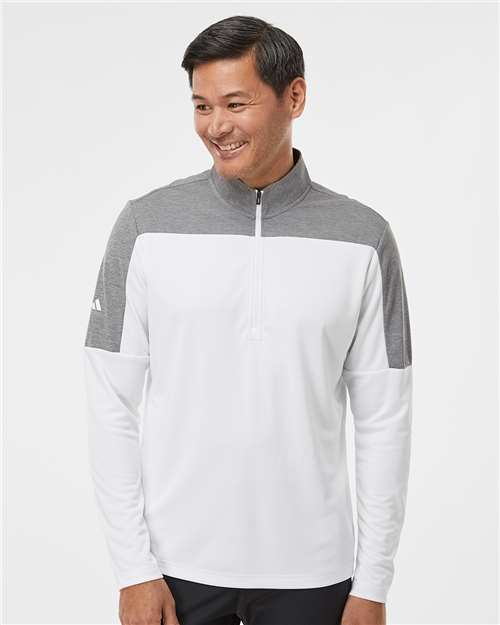 Men's Ultimate365 Lightweight Colorblocked Quarter-Zip Pullover - A552
