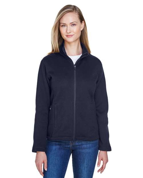 Women's Bristol Full-Zip Sweater Fleece Jacket - DG793W