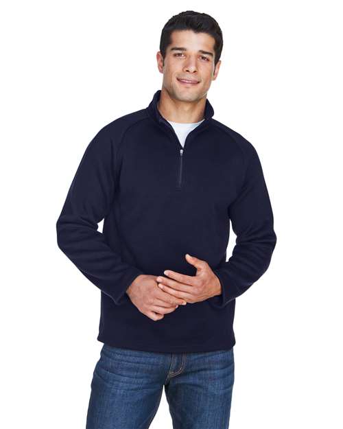 Unisex Bristol Sweater Fleece Quarter-Zip Pullover - DG792