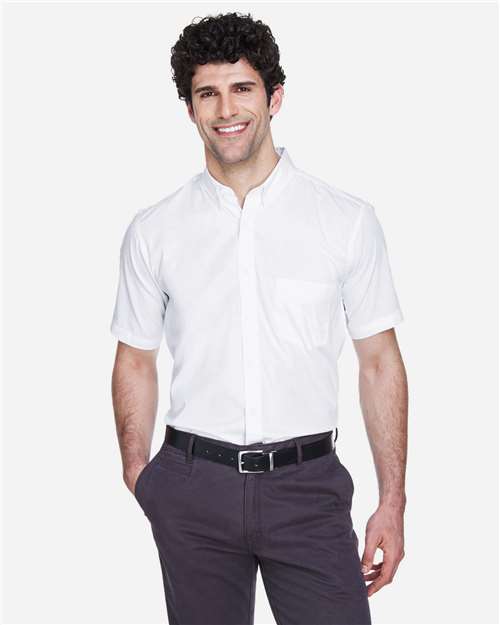 Men's Optimum Short Sleeve Twill Dress Shirt - 88194