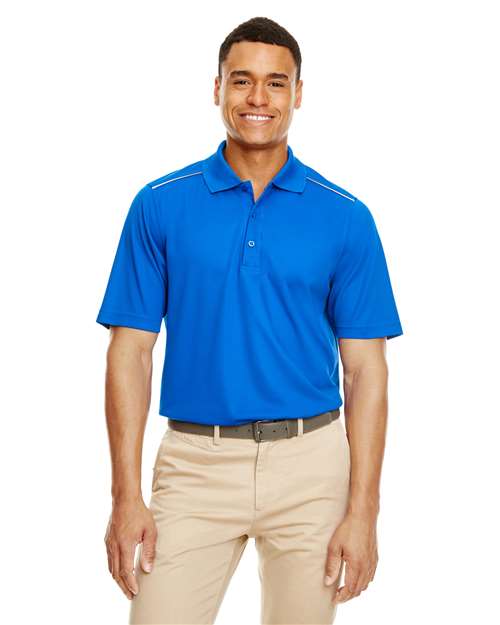 Men's Radiant Performance Piqué Polo with Reflective Piping - 88181R