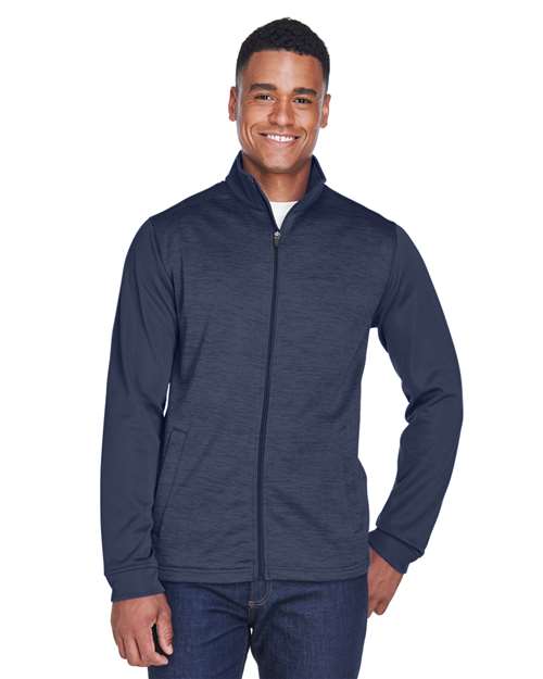 Men's Newbury Colorblock Mélange Fleece Full-Zip jacket - DG796
