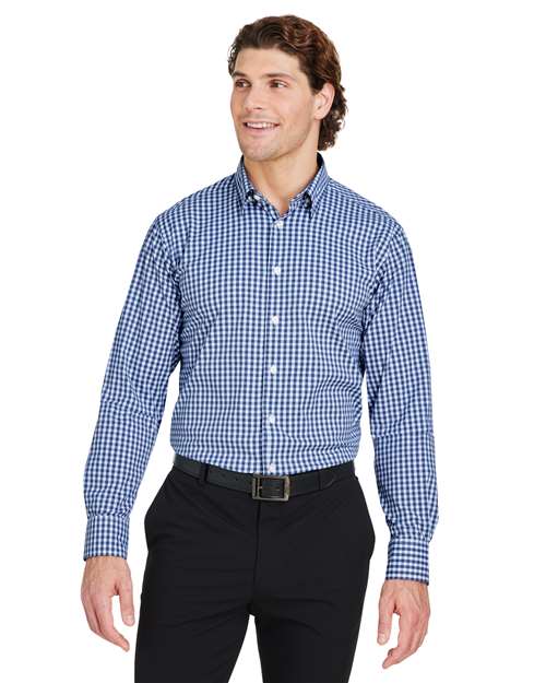 Men's CrownLux Performance® Gingham Dress Shirt - DG536