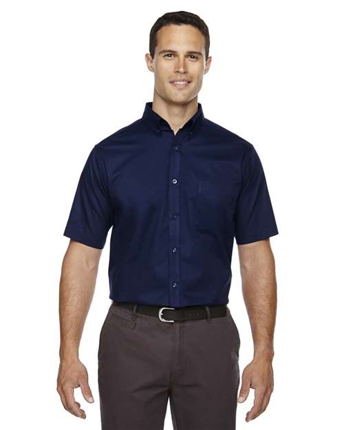 Men's Tall Optimum Short Sleeve Twill Dress Shirt - 88194T