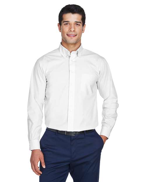 Men's Crown Collection® Broadcloth Woven Dress Shirt - D620