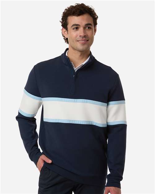 Men's Owen Quarter-Zip Colorblock Pullover - SWOQ500