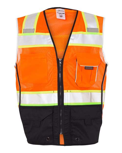 Unisex Premium Black Series® Black Bottom Class 2 Vest - 1515-1516
