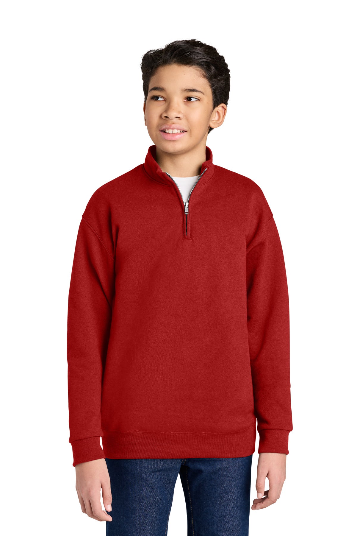 Jerzees ® Youth NuBlend ® 1/4-Zip Cadet Collar Sweatshirt 995Y