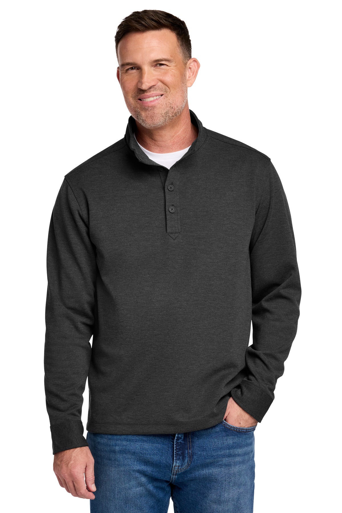 Brooks Brothers ® Mid-Layer Stretch 1/2-Button BB18202