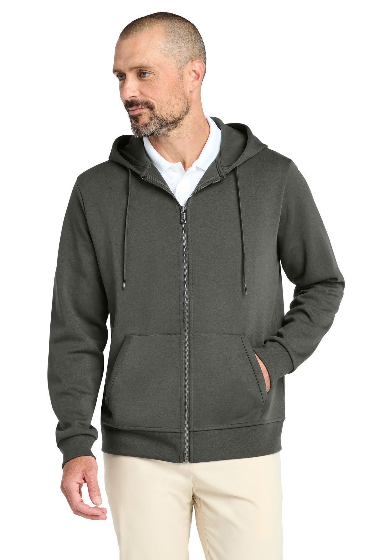 Brooks Brothers ® Double-Knit Full-Zip Hoodie BB18208