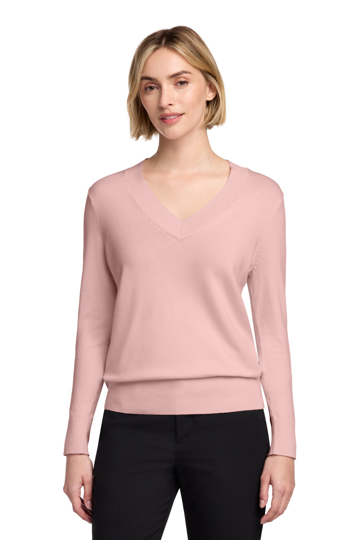 Brooks Brothers ® Women's Cotton Stretch V-Neck Sweater BB18401