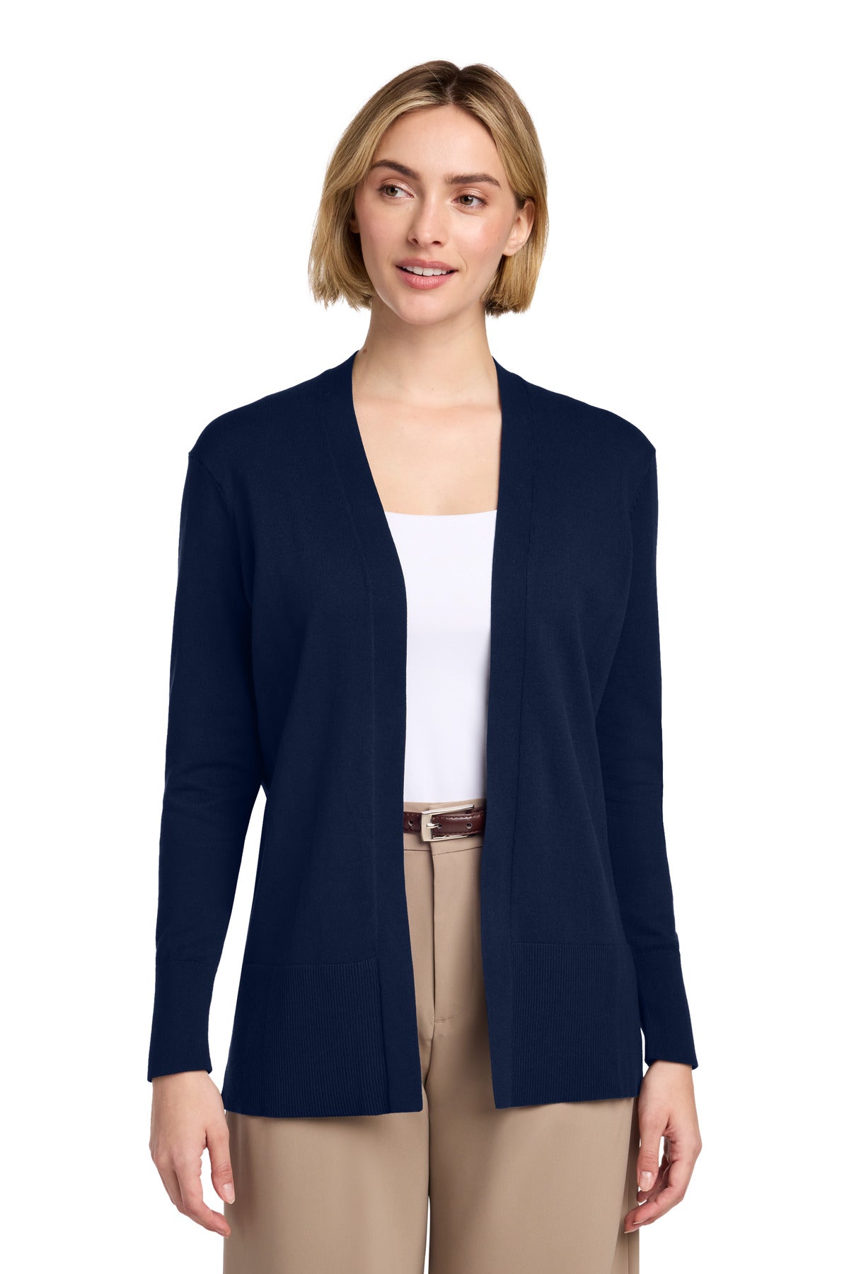 Brooks Brothers ® Women's Cotton Stretch Long Cardigan Sweater BB18403