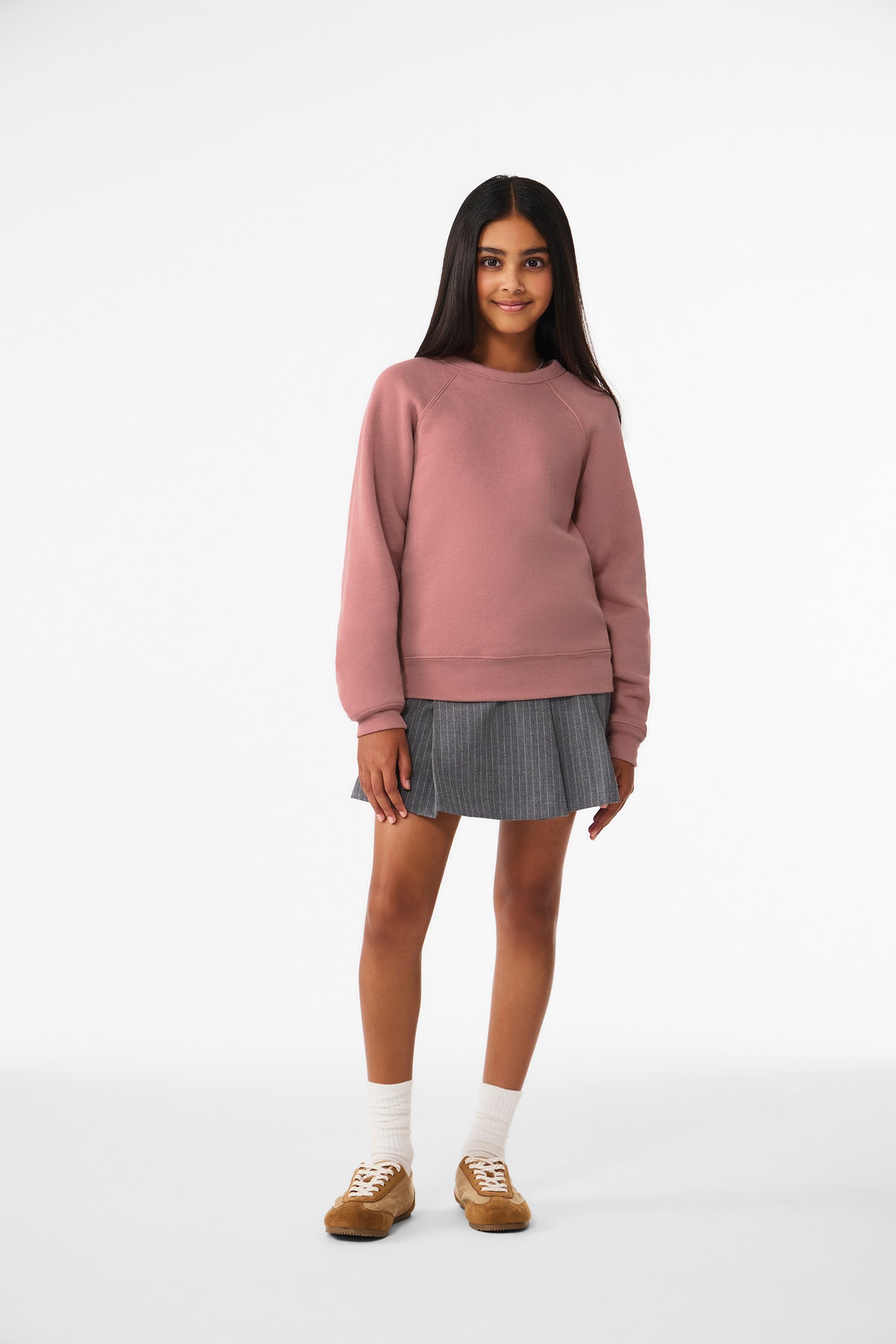 BELLA+CANVAS ® Youth Sponge Fleece Raglan Sweatshirt BC3901Y