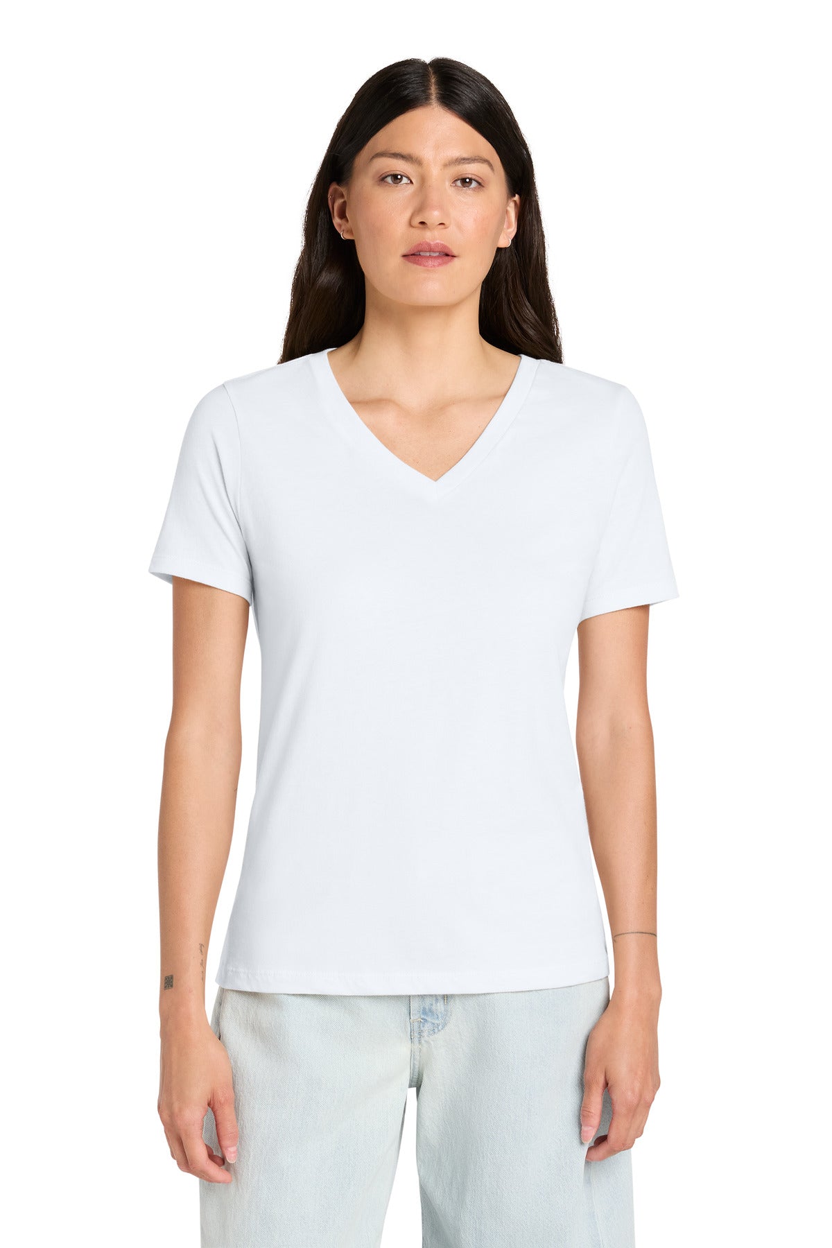 BELLA+CANVAS ® Women's Relaxed Jersey Short Sleeve V-Neck Tee. BC6405