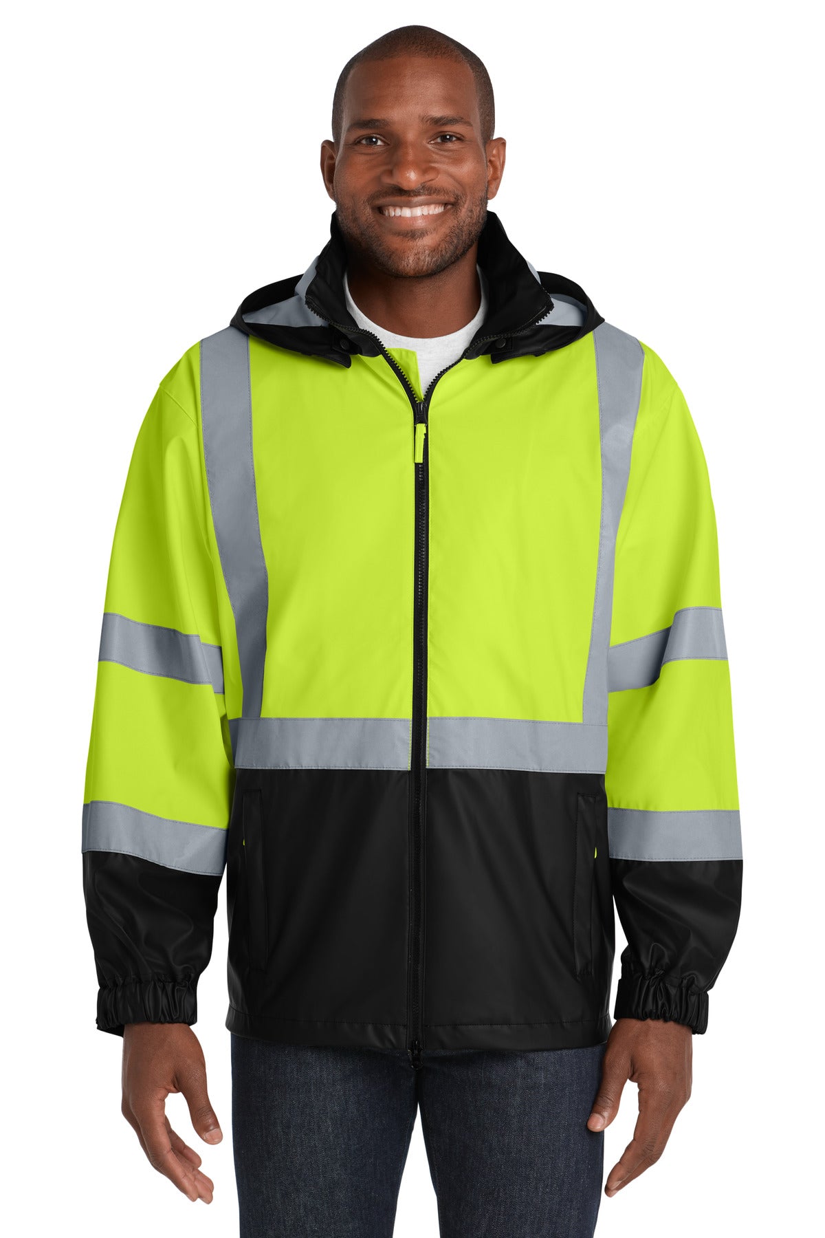 CornerStone ® - ANSI 107 Class 3 Safety Windbreaker. CSJ25