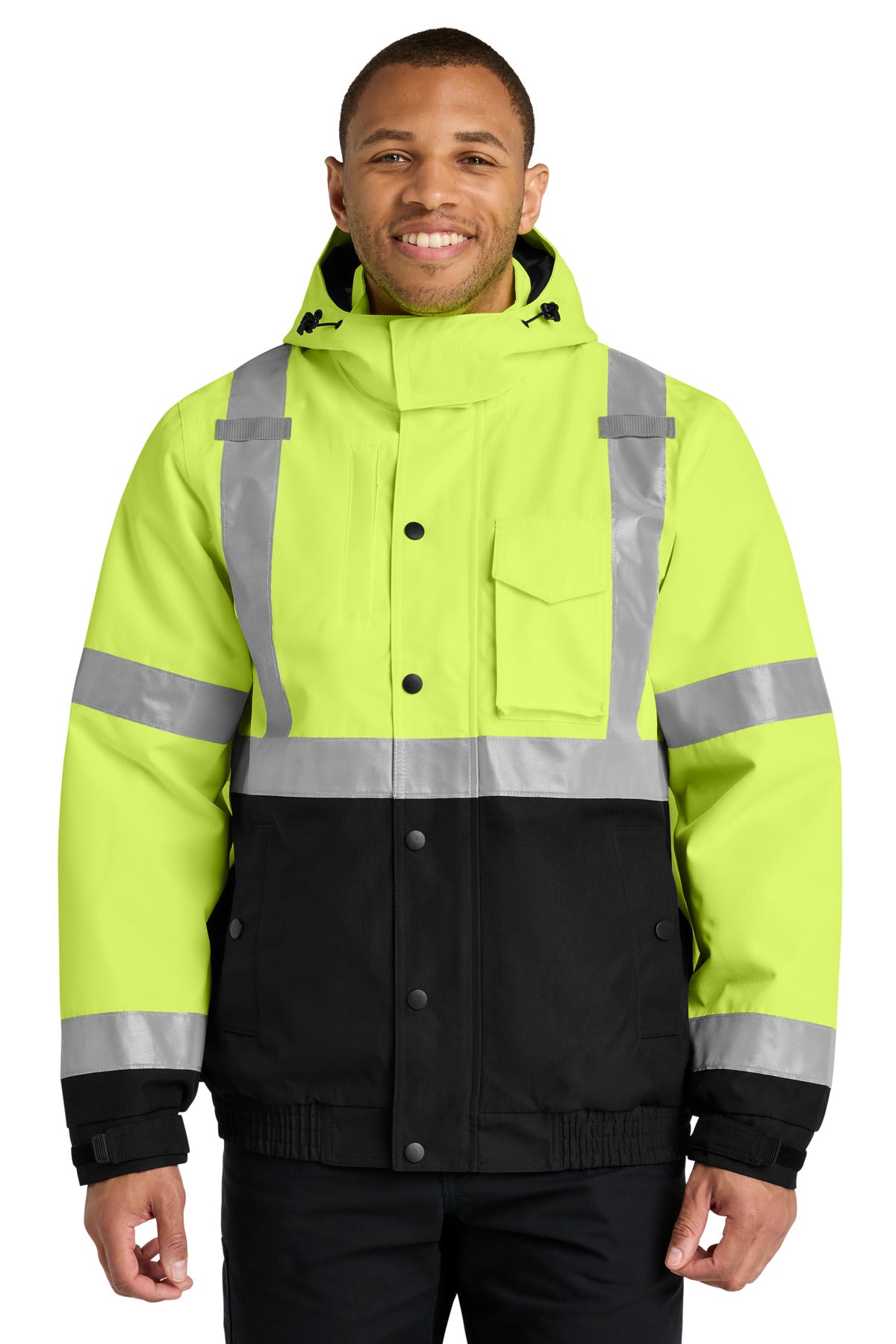 CornerStone ® ANSI 107 Class 3 Waterproof Insulated Ripstop Bomber Jacket CSJ501