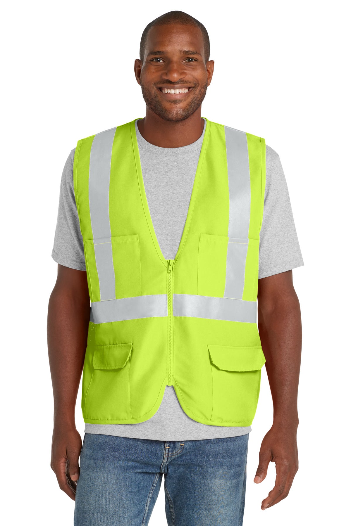 CornerStone ® - ANSI 107 Class 2 Mesh Back Safety Vest. CSV405