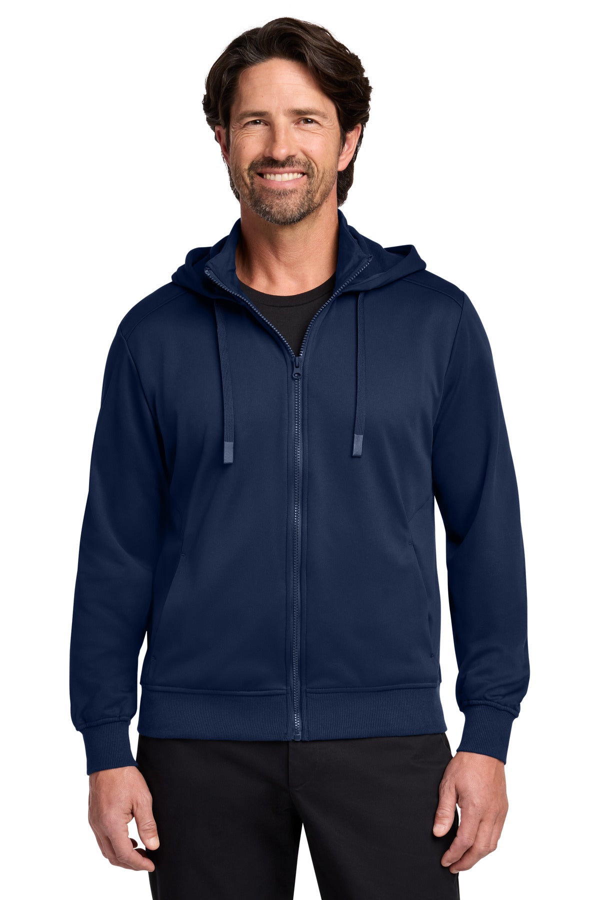 Port Authority ® Smooth Fleece Hooded Jacket F814