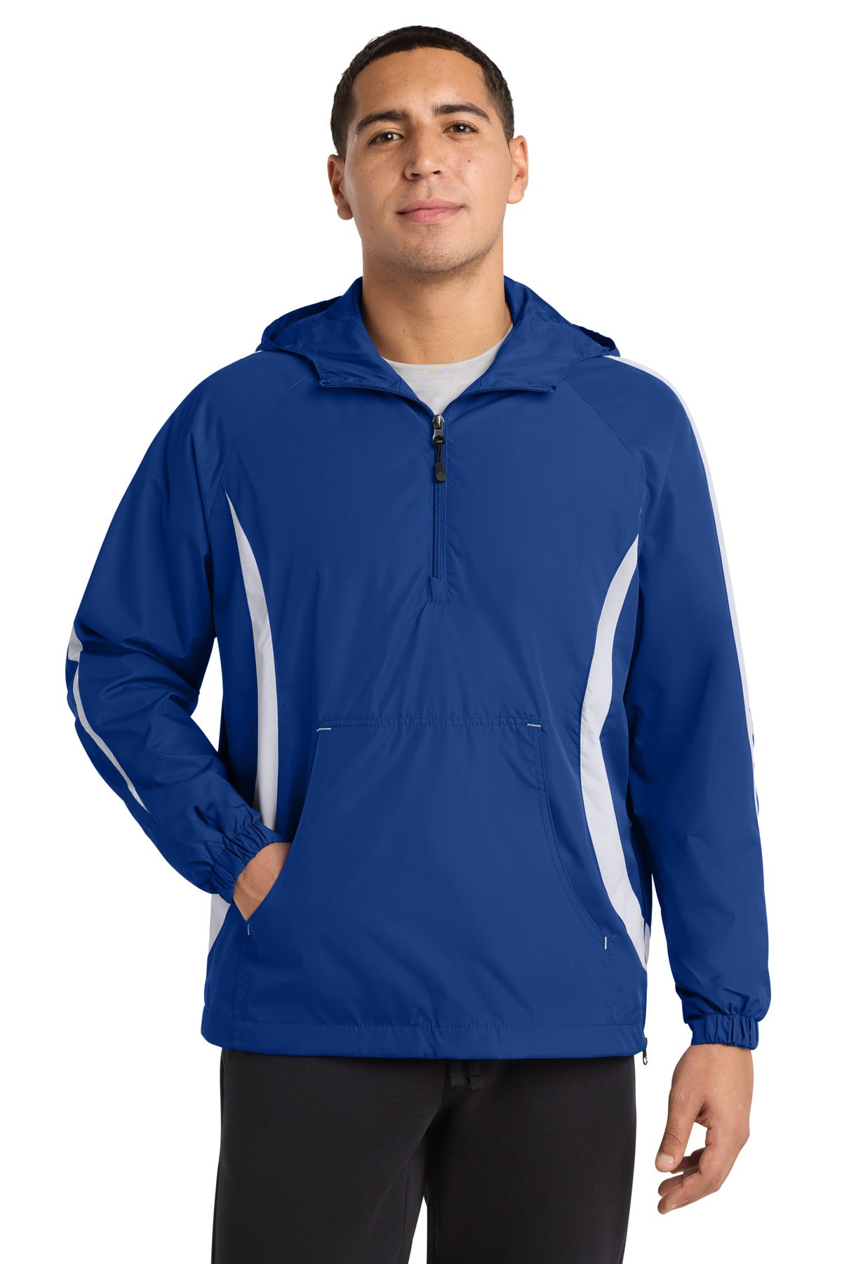 Sport-Tek ® Colorblock Raglan Anorak. JST63