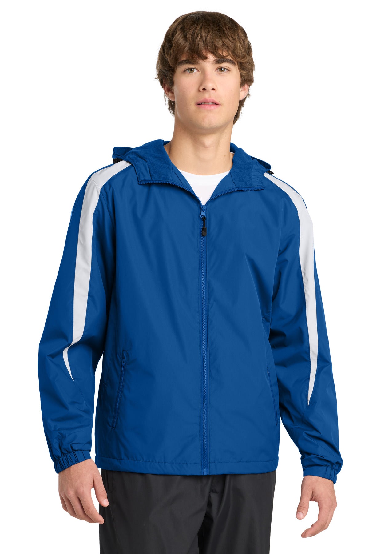 Sport-Tek ® Fleece-Lined Colorblock Jacket. JST81
