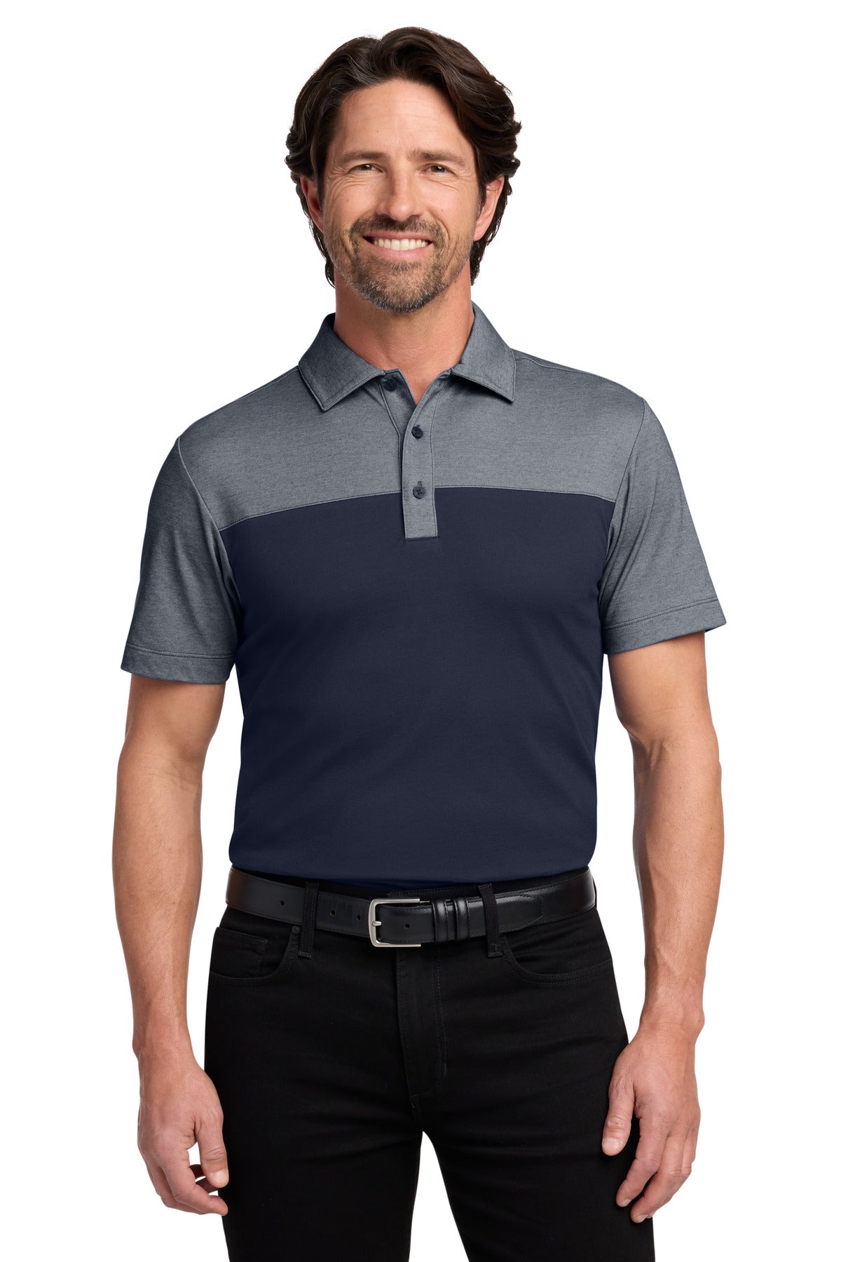Port Authority ® Fine Pique Blend Blocked Polo K831