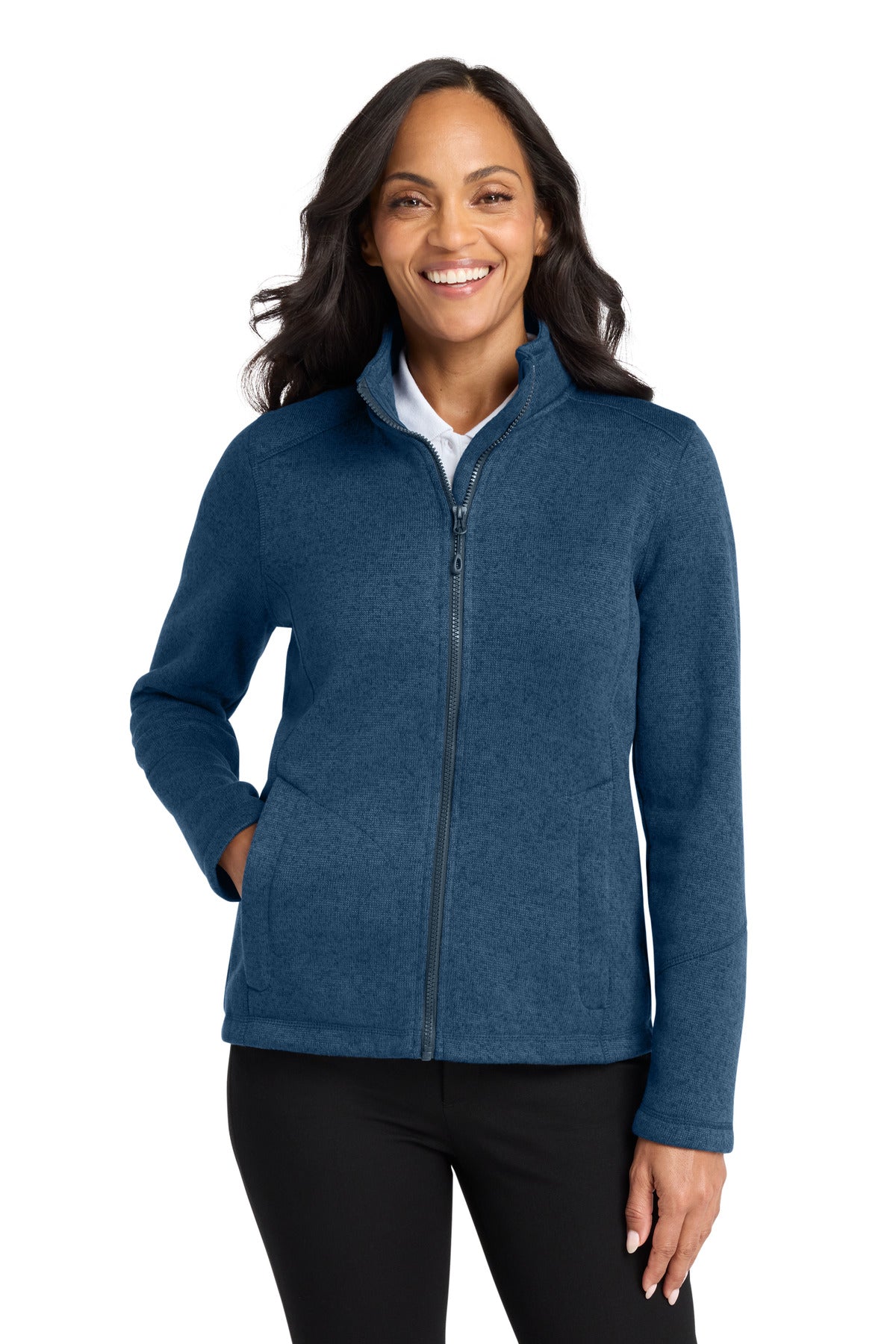 Port Authority ® Women's Arc Sweater Fleece Jacket L428