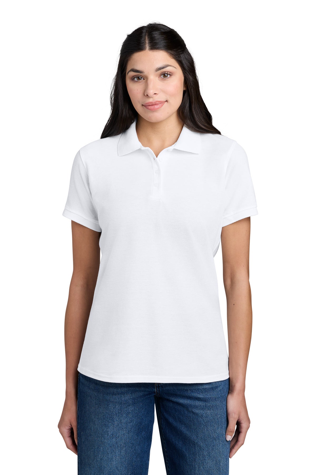 Port & Co ™ Women's Core Blend Pique Polo. LKP155