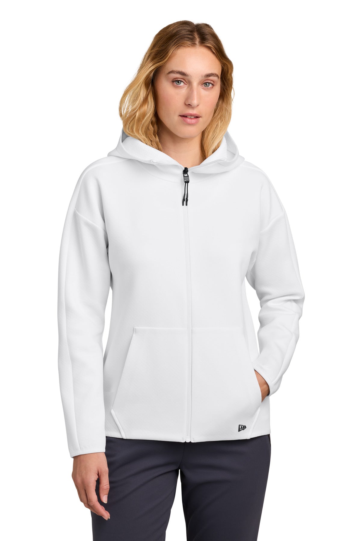 New Era ® Women's Double Back Full-Zip Hoodie LNEA566