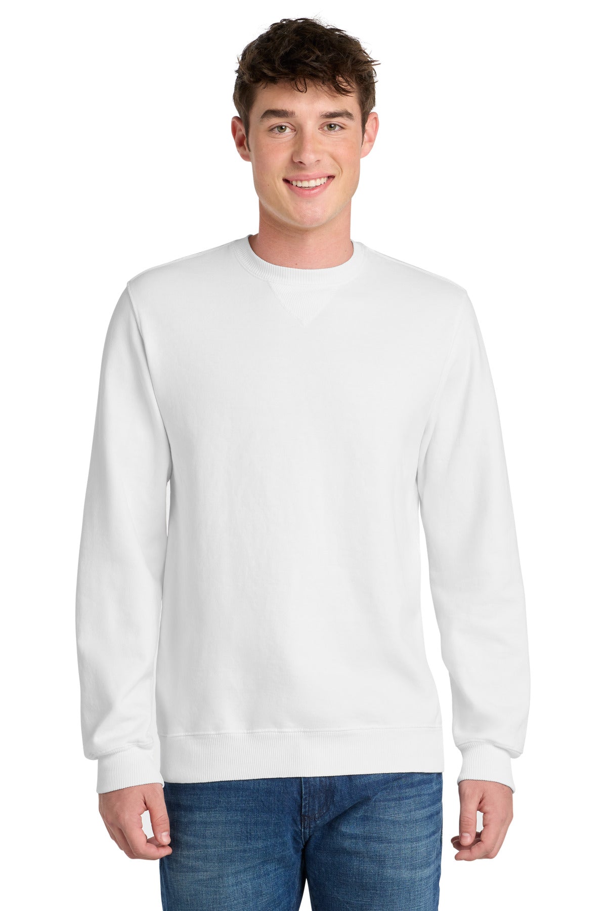 Port & Co ® Beach Wash ® Garment-Dyed Crewneck Sweatshirt PC098