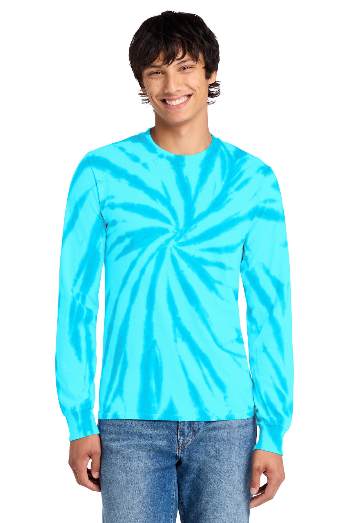 Port & Co ® Tie-Dye Long Sleeve Tee. PC147LS