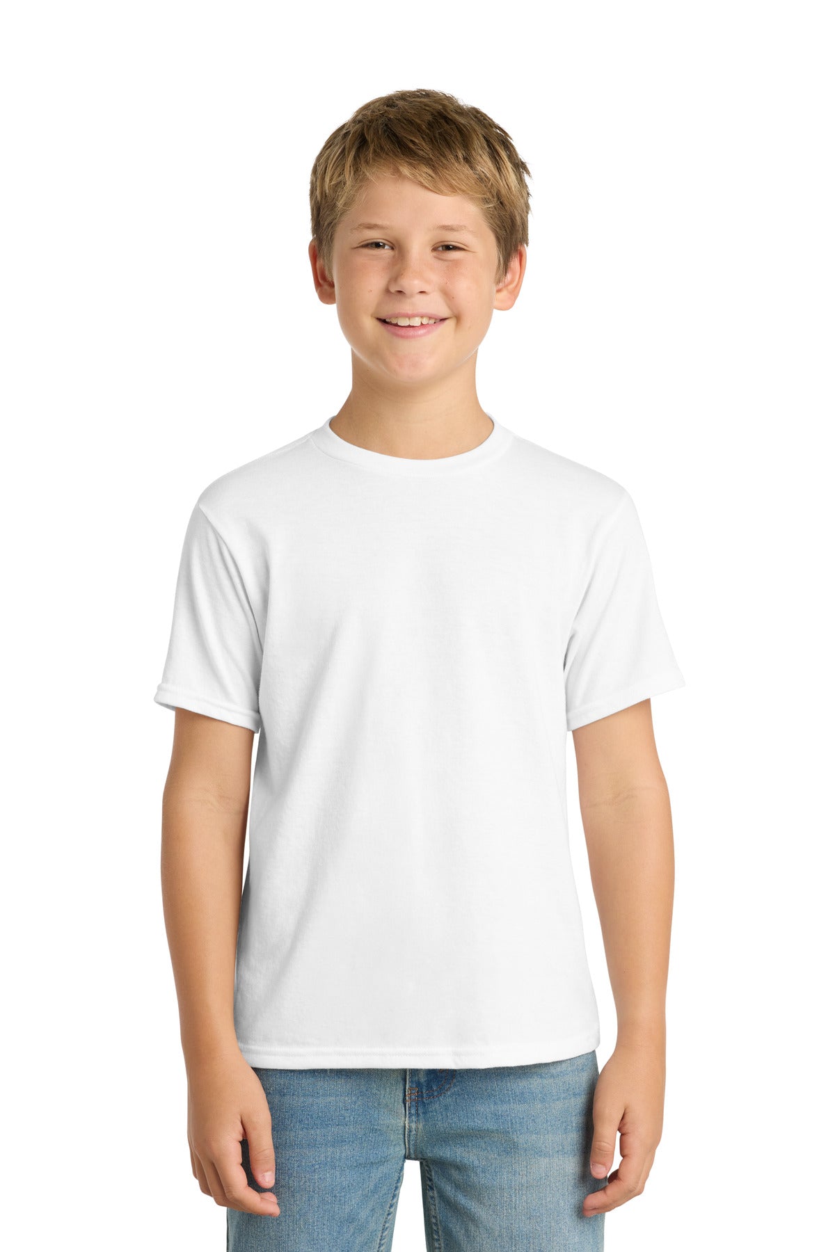 Port & Co ® Youth Performance Blend Tee. PC381Y