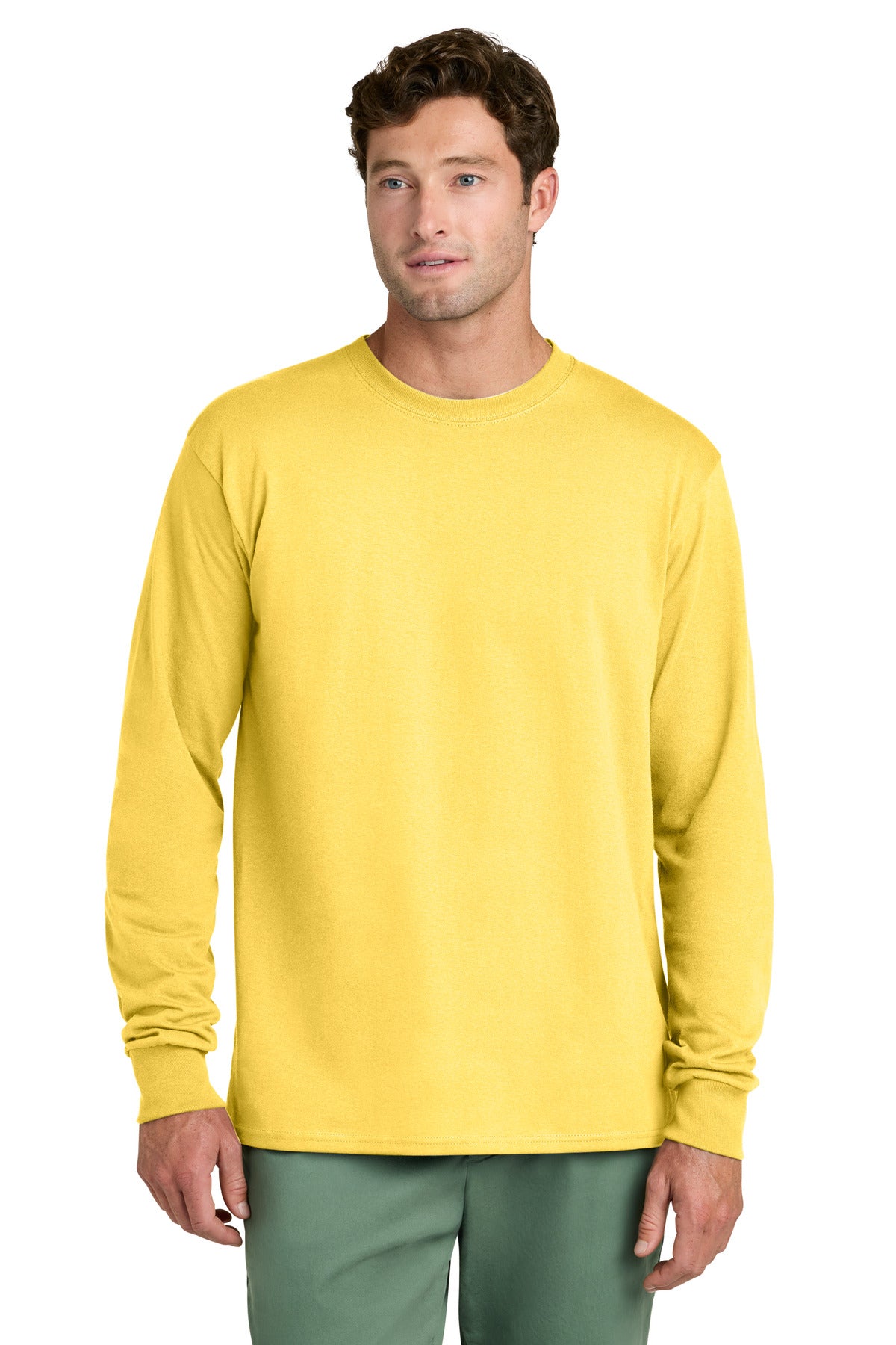 Port & Co ® Long Sleeve Core Cotton Tee. PC54LS