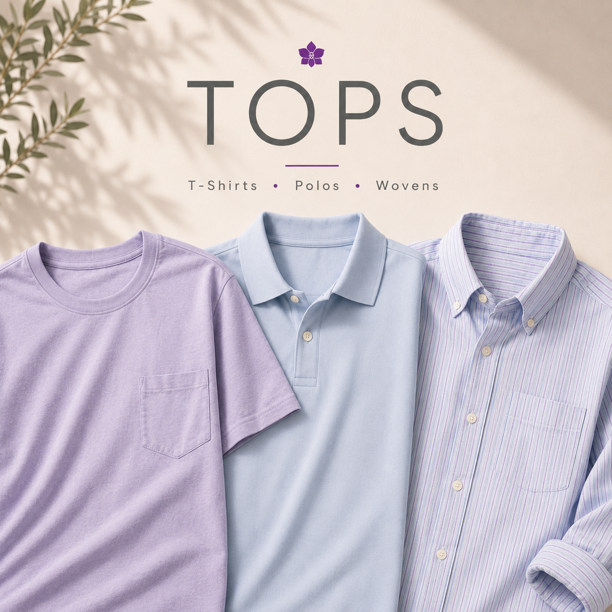 Tops - T-Shirts, Polos and Wovens
