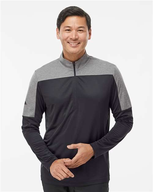 Men's Ultimate365 Lightweight Colorblocked Quarter-Zip Pullover - A552