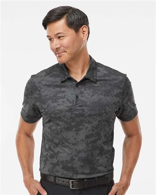 Men's All Over Camo Print Polo - A550