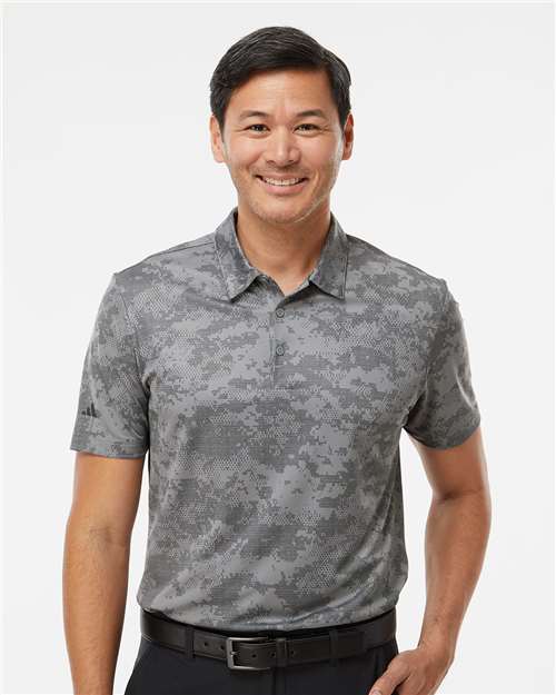 Men's All Over Camo Print Polo - A550