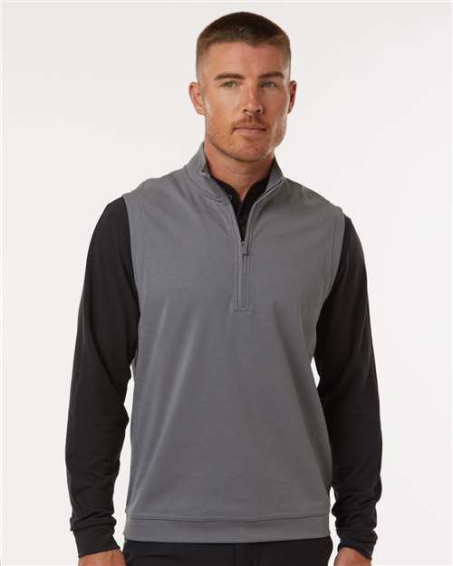 Men's Club Quarter-Zip Vest - A599
