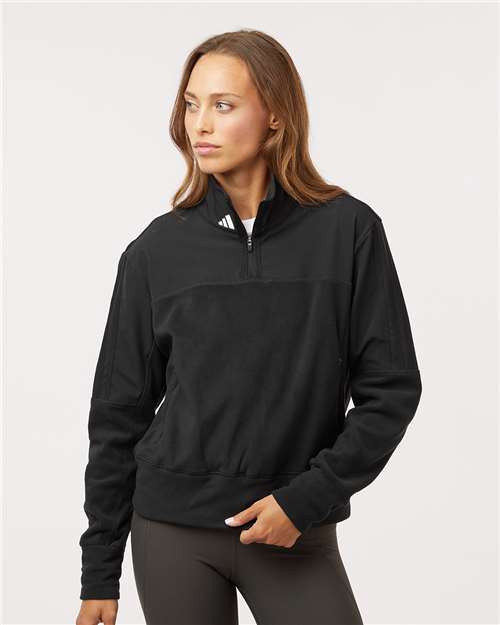 Women's Fleece Quarter-Zip Pullover - A601