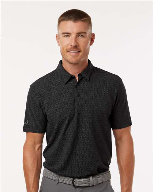 Men's Blended Printed Polo - A702
