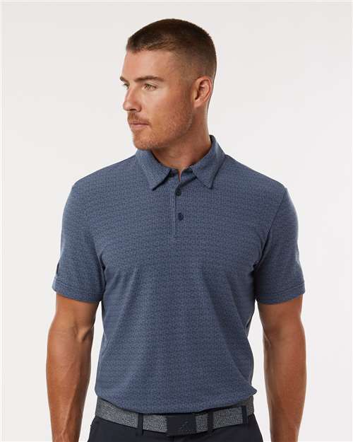 Men's Blended Printed Polo - A702