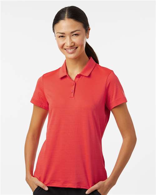Women's Textured Stripe Polo - A707