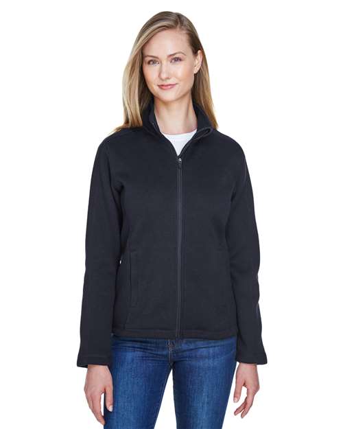Women's Bristol Full-Zip Sweater Fleece Jacket - DG793W