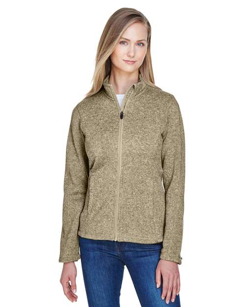 Women's Bristol Full-Zip Sweater Fleece Jacket - DG793W