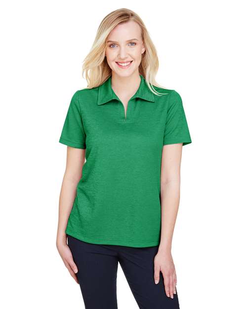 Women's CrownLux Performance® Address Melange Polo - DG22W
