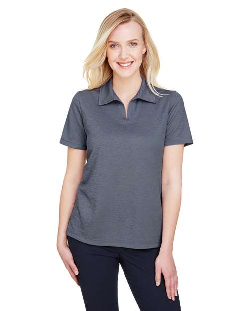 Women's CrownLux Performance® Address Melange Polo - DG22W