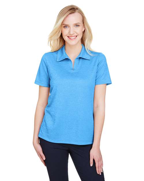 Women's CrownLux Performance® Address Melange Polo - DG22W