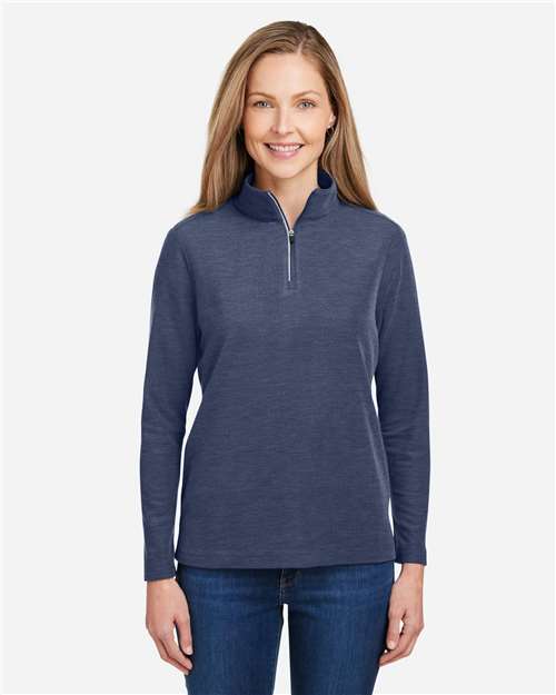 Women's Fusion ChromaSoft™ Pique Quarter-Zip Pullover - CE405W