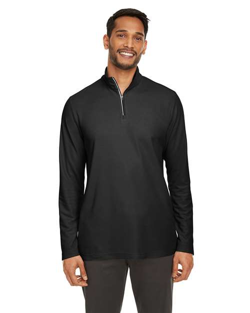 Men's Fusion ChromaSoft™ Pique Quarter-Zip Pullover - CE405