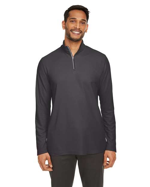Men's Fusion ChromaSoft™ Pique Quarter-Zip Pullover - CE405