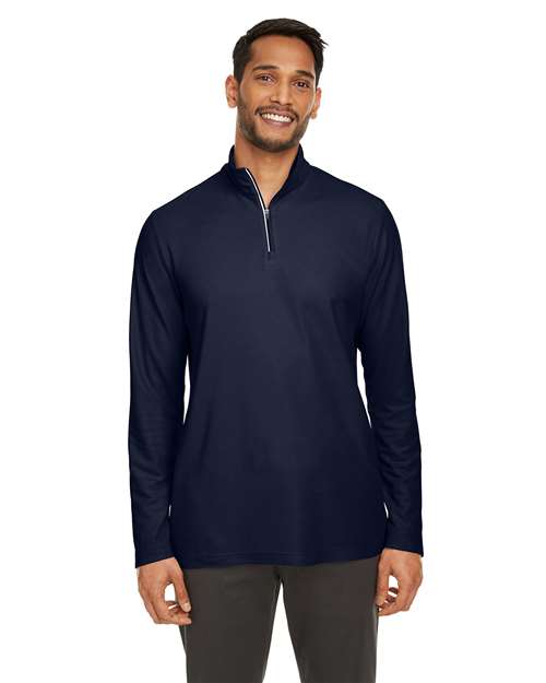 Men's Fusion ChromaSoft™ Pique Quarter-Zip Pullover - CE405